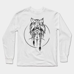 Wolf girl Long Sleeve T-Shirt